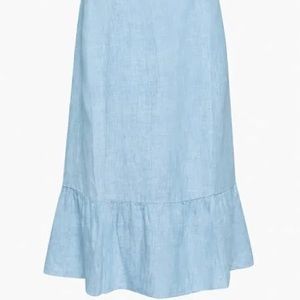 Wilfred Chariot Linen Skirt, Size 4, Blue, NWT